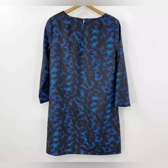 J. Crew Floral Mod Shift shirt Dress Size 4P Petite - Picture 7 of 8